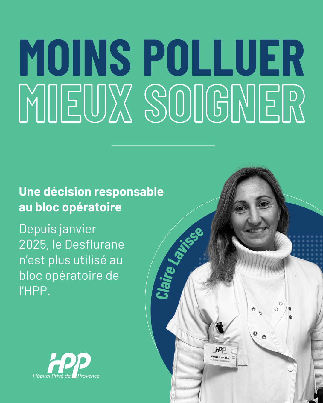 Changement de gaz anesthésiant à l’HPP : une décision responsable au service de l’environnement