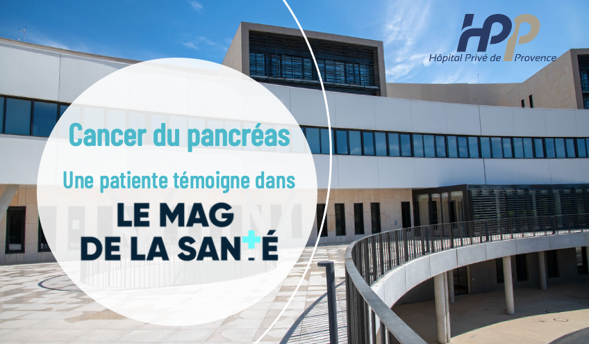 Cancer du pancréas, une patiente à l'écran