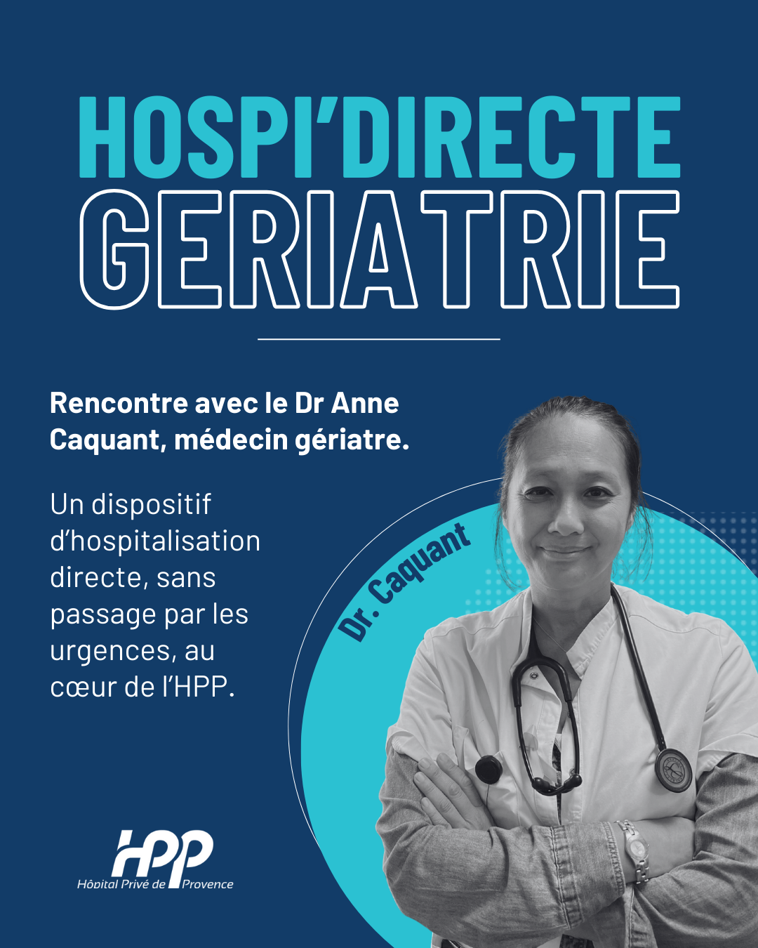 Hospi’Directe Gériatrie : un accès privilégié à l’hospitalisation directe pour les patients.
